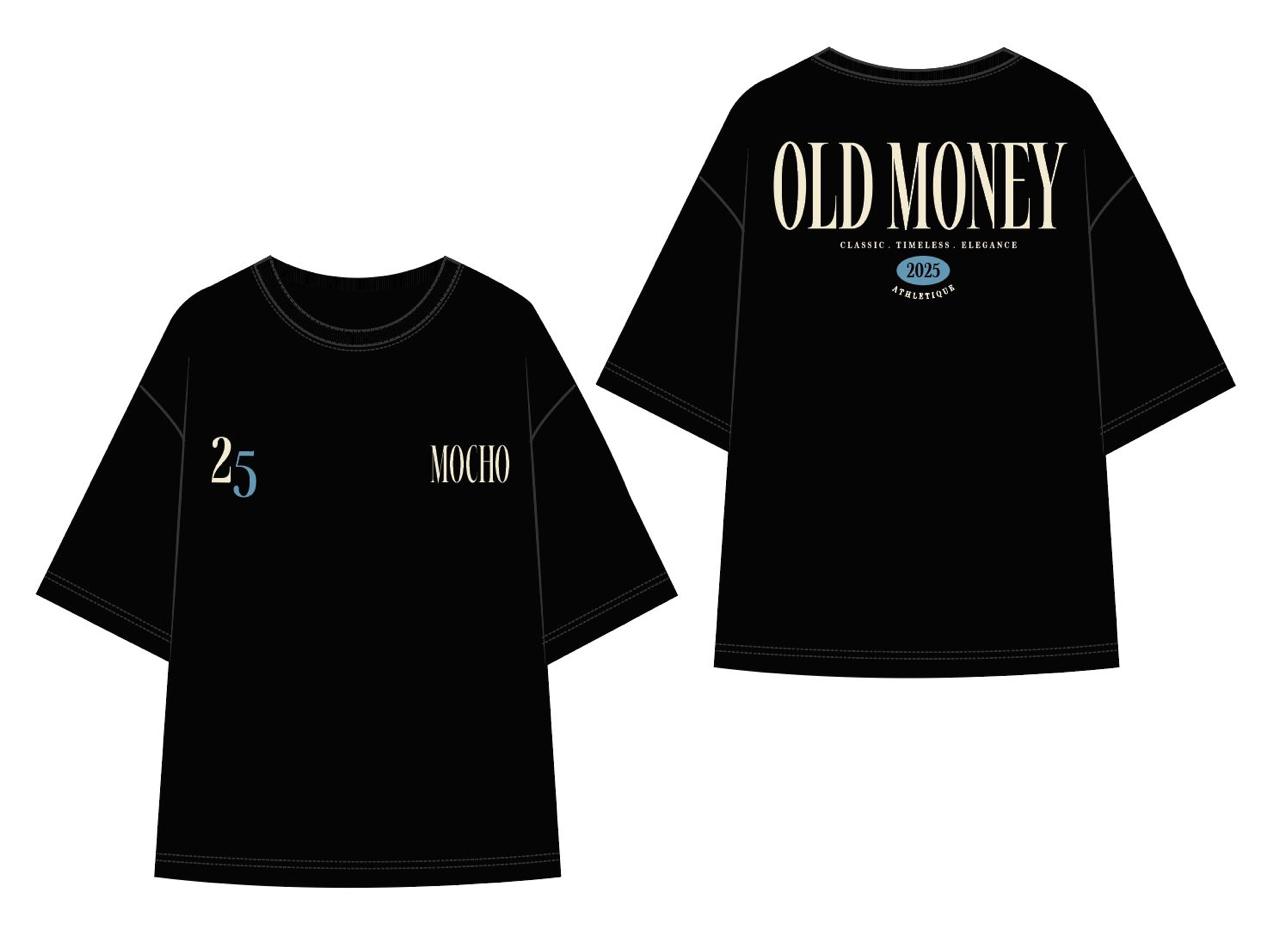 Black Old Money T-Shirt