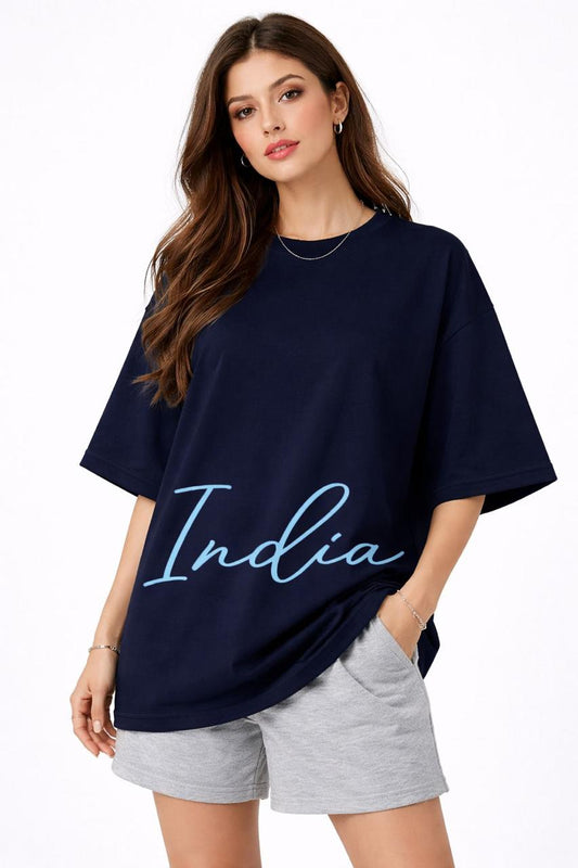 Navy blue mocho jersey